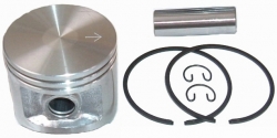 Piston with pin&clips + Ring set, fits H372, 371